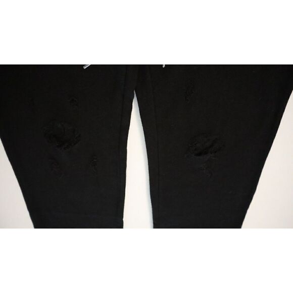 n:Philanthropy PA794TCR00 Women's XS Black Cat Comfy Derby Jogger Pants $178 - Picture 4 of 9